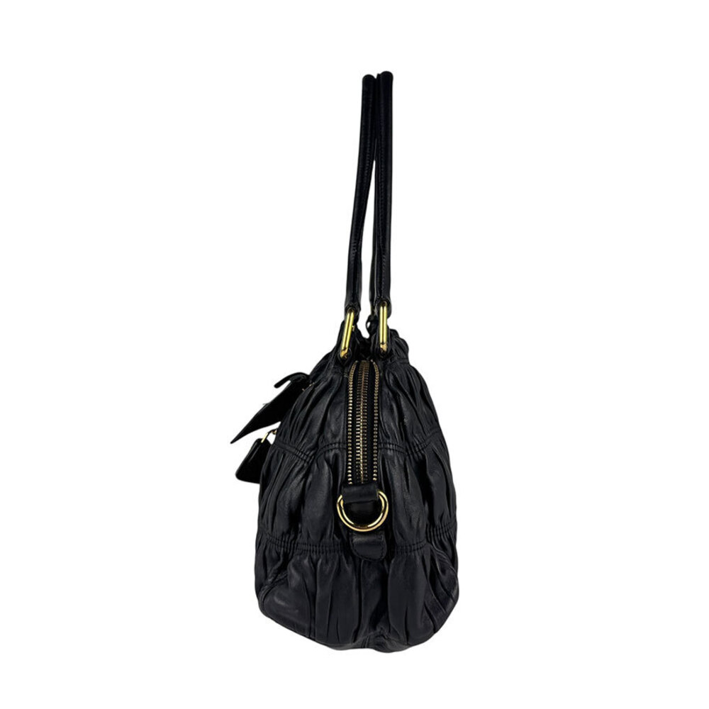 Prada Nappa Bag leather black Gaufre